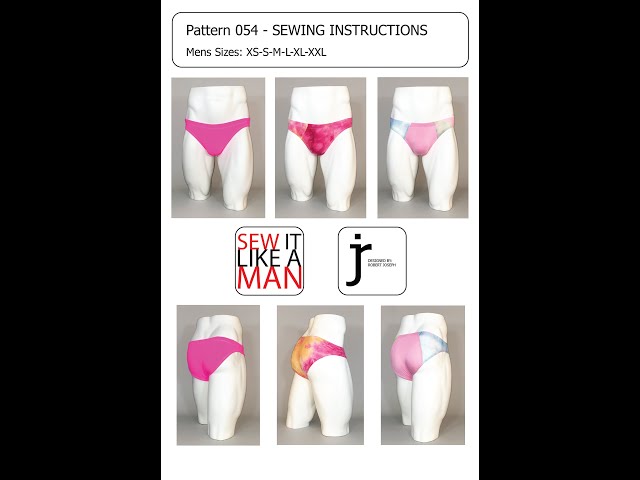 Narrow Side Man Thong Sewing Tutorial💯 Follow along tutorial swimwear &  more🧵#pdfpattern #diysewing 