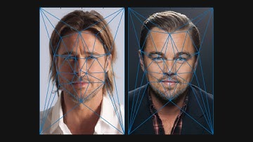 Face Mophing using Delaunay triangulation