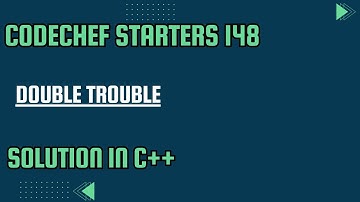 CodeChef Starters 148 || The Undisappearance || Full Solution In C++
