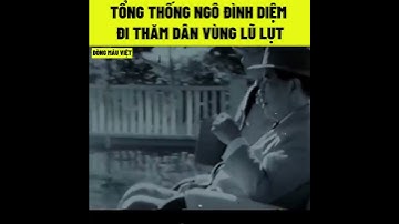 Tổng Thống Ngô Đình Diệm Đi Thăm Dân Vùng Lũ Lụt  #Shorts