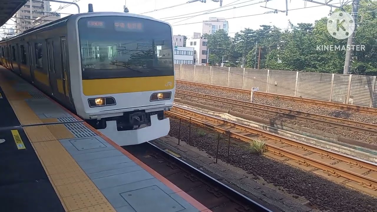 【発車メロディー変更】総武線西千葉駅で発着シーンを撮影