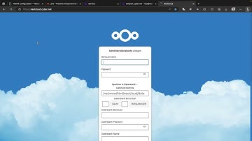 Nextcloud Installation: Trennung Daten von Webdienst und exponierte MySql Datenbank
