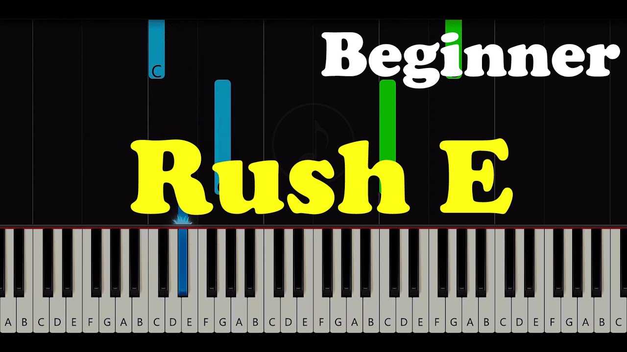 Rush E | Easy Piano Tutorial - YouTube