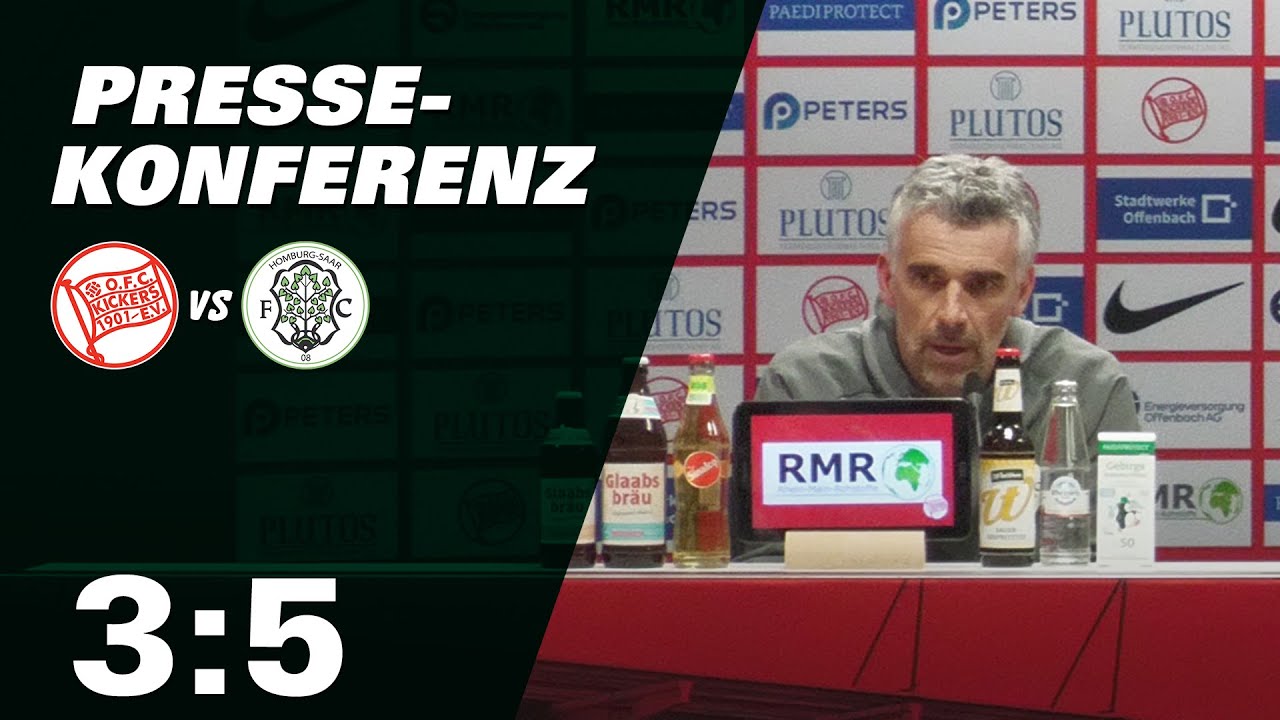 "Hut ab vor der Mannschaft..." I Pressekonferenz nach Offenbacher Kickers - FC 08 Homburg