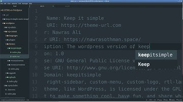 أساسيات تطوير قوالب ووردبريس: إنشاء القالب وإضافة بياناته