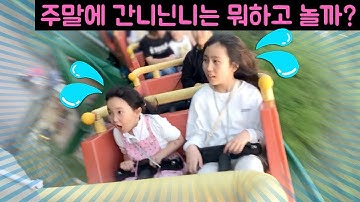 [주말일상] 아침일찍 에버랜드에 가서 하루종일 에버랜드에서 놀았어요~! 간니 깁스하기전에 놀러간거예요 (일상 영상 브이로그)