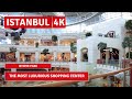 Istanbul İstinye Park |The Most luxurious Shopping Center 4July 2021 Walking Tour |4k UHD 60fps