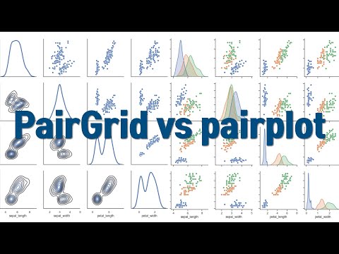 PairGrid 서브플롯을 한 번에 그려주는 pairplot 과 비슷하지만 다르다?!