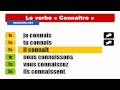 French verb conjugation  connatre  indicatif prsent