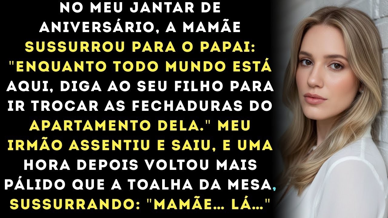 13 Na minha festa de aniversário no café, minha mãe sussurrou para meu irmão Enquanto todo mundo est