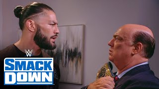 Roman Reigns questions Paul Heyman about Brock Lesnar: SmackDown, Sept. 10, 2021