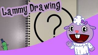 Drawing Lammy from Happy Tree Friends