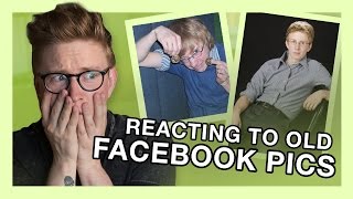 Reacting To Embarrassing Facebook Pictures | Tyler Oakley