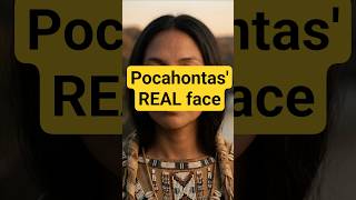 This is what Pocahontas REALLY looked like #history #art #shorts