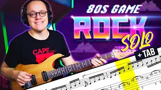 80s Game Rock Guitar Solo in Dm (Suhr Modern) screenshot 5