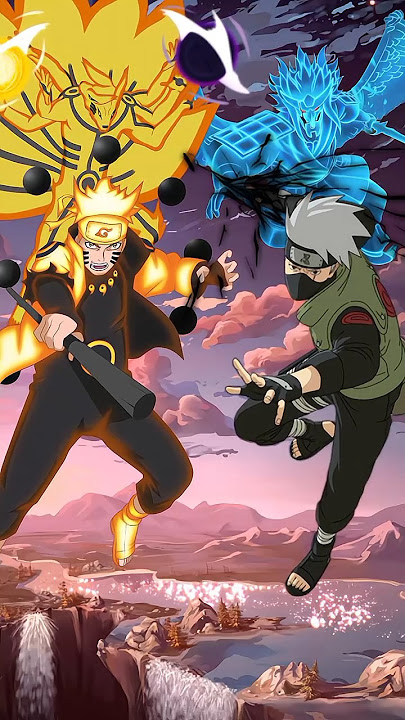 Naruto vs Kakashi #naruto #kakashi #shorts