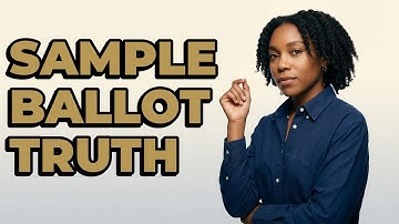 Can You Use Your Sample Ballot To Officially Vote?