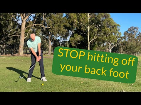 Right foot pressure in the golf swing