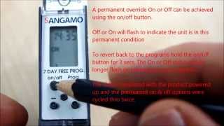 Sangamo Din 20722 - How To Permanently Override The Unit