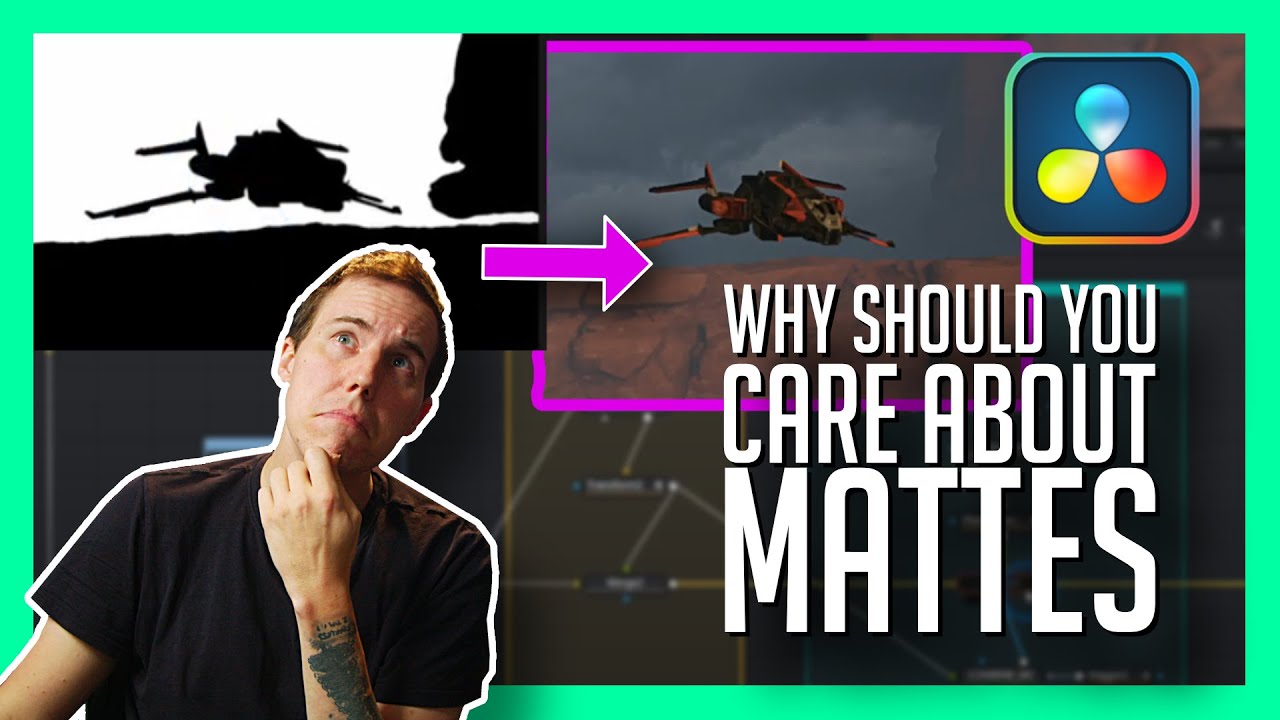 Что такое «Matte»? — Учебное пособие по основам Blackmagic Fusion для начинающих