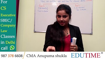 CS  Executive New Syllabus SBEC Video Lecture part-1 By CMA Anupama shukla