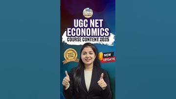 Ugc Net Economics Course 2025 | Jrf Economics Preparation | By Dr.Simranjit Kaur Mam #shorts