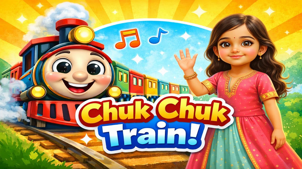 Chuk Chuk Train 🚂 | छुक छुक ट्रेन | Hindi Rhymes for Kids | Fun Learning Song | Nano Kids Toon