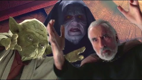 Count Dooku Vs. Yoda and Palpatine