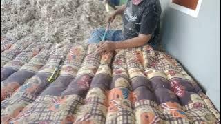 MENAMBAH KASUR YANG KURANG iSI AGAR PADAT KITA TABAH KAPUK LAGI .