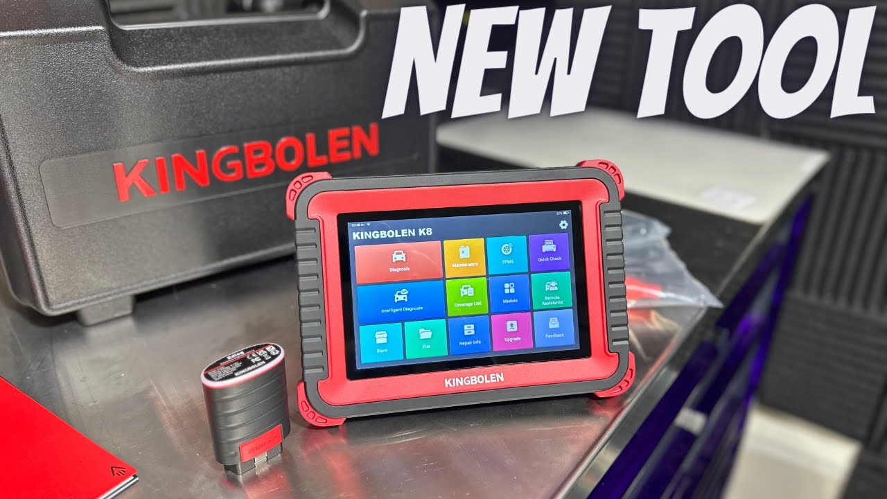 KingBolen K8 OBD2 Scanner BiDirectional Scan Tool - On 2023 3.0 Duramax 