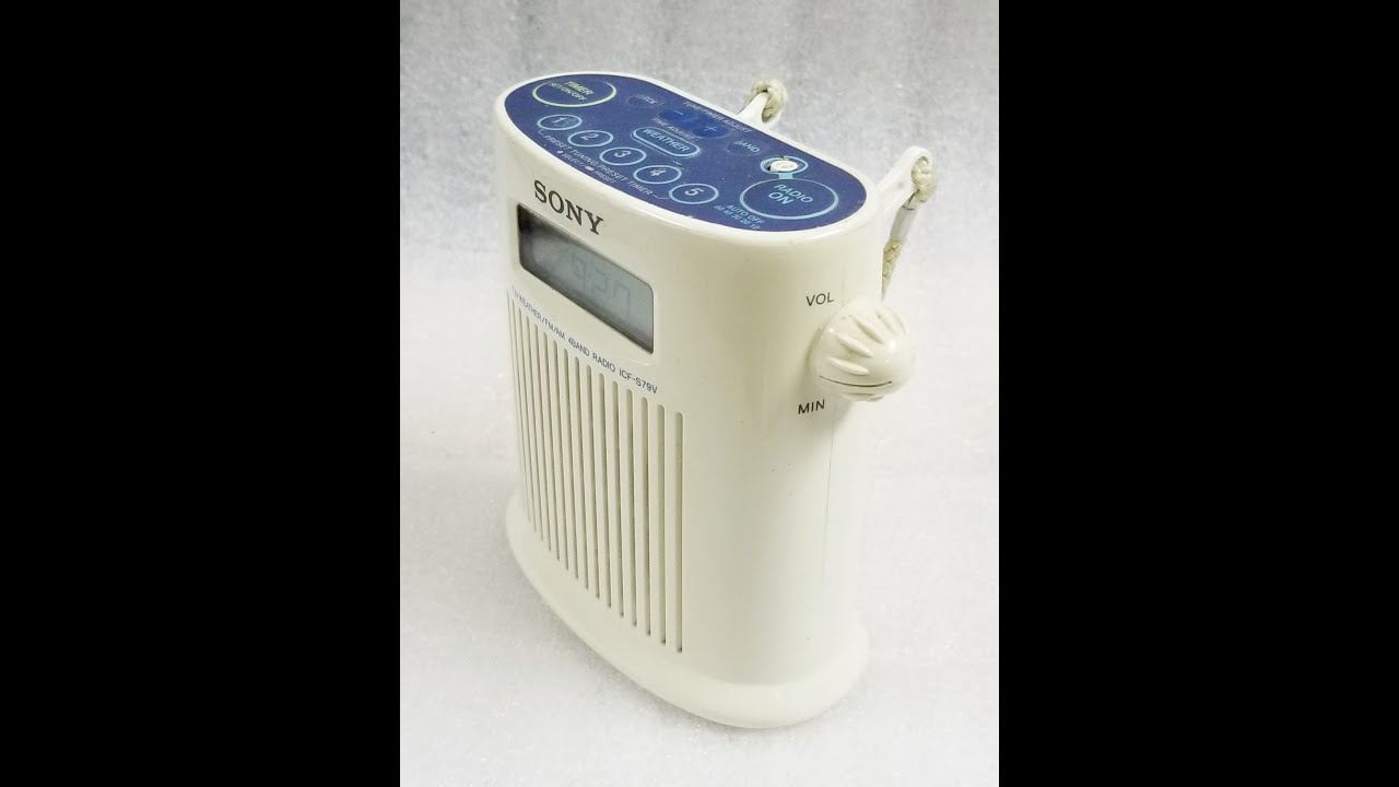 Sony ICF S79V Weather AM FM 4 Band Radio - YouTube