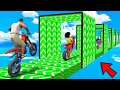 SHINCHAN AND FRANKLIN TRIED THE IMPOSSIBLE TRIANGULAR SPEED BOOSTER ROAD CHALLENGE GTA 5 GAMING 