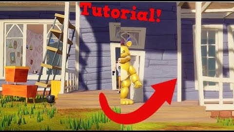 How to get the Fredbear Mod in Hello Neighbor