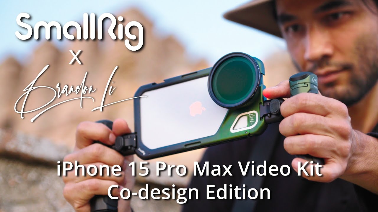 SmallRig launches a mobile video cage for iPhone 15 Pro Max with Brandon Li