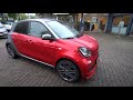 Scharfes ROT: Smart Brabus Forfour 2020. DSG und klasse Sound System.