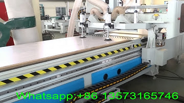 Woodworking Process Of Auto Nesting CNC Router for customized panle furniture production