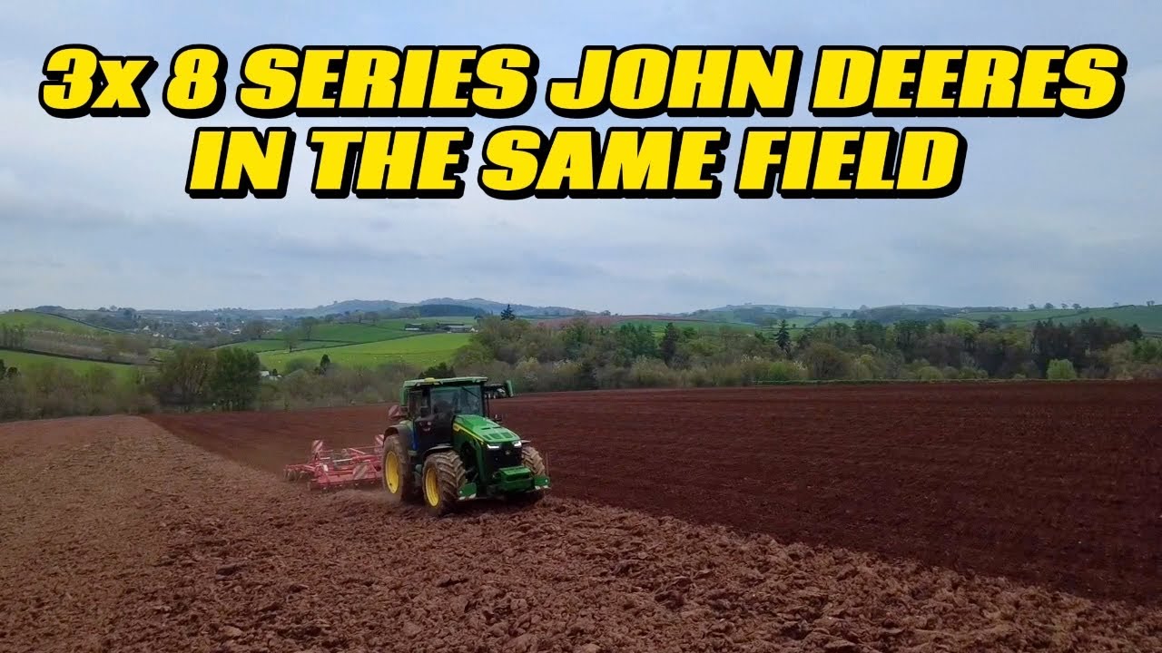 1400 HP OF JOHN DEERES PUTTING MAIZE IN THE GROUND!