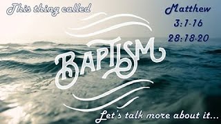 Baptism May 1 2016