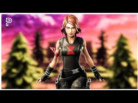 Fortnite *NEW* BLACK WIDOW SKIN Gameplay! SHE THICC - YouTube