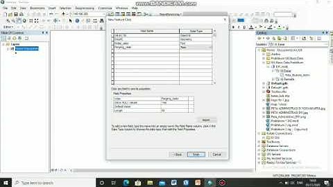 MEMBUAT GEODATABASE, GEOREFERENCING, DIGITASI DAN LAYOUT PETA DENGAN ARCMAP