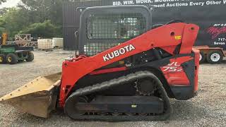 710867 Kubota SVL75-2 Skid Steer Loader Running Demo | Equipment Auction Preview 710867 Kubota SVL75-2 Skid Steer Loader Running Demo | Equipment Auction Preview