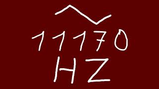 11170 Hz Triangle