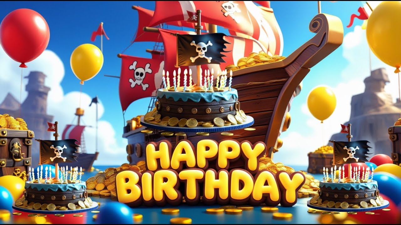 Happy Birthday Song  🏴‍☠️⚓ | PIRATE Theme Remix