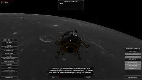 Reentry - An Orbital Simulator - Apollo 11 Lunar Landing
