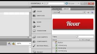 Button with sound in Adobe Flash