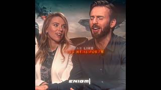 Scarlett Johansson Is Upset By Chris Evans Natasha X Steve Edit