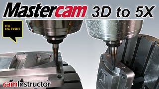 Mastercam 3D to 5X with Jesse | The BIG Event