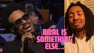 Video thumbnail of "BILAL COVERING CURTIS MAYFIELD'S WE'RE A WINNER (REACTION)"