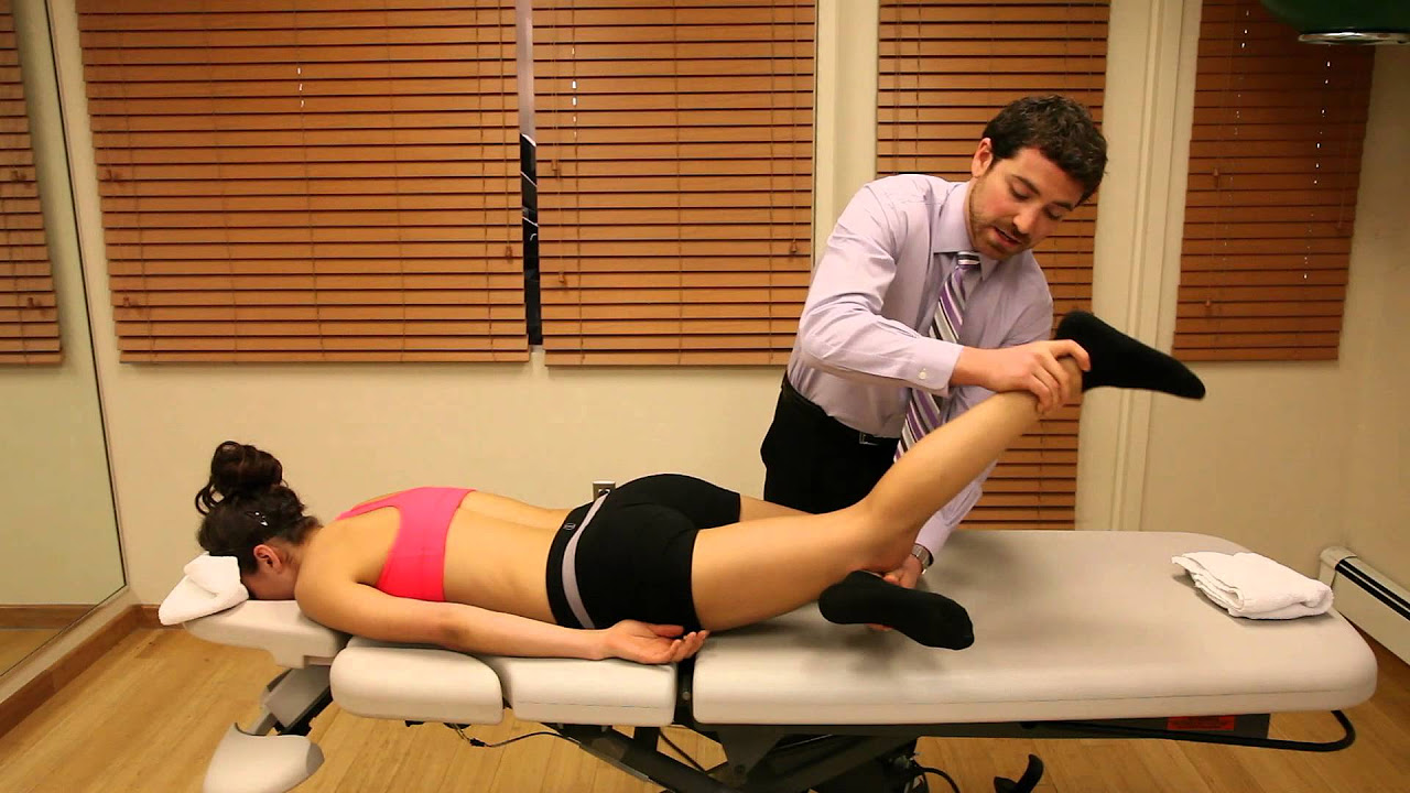 Hip Posterior to Anterior Mobilization End Range External Rotation