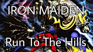 IRON MAIDEN - Run To The Hills (Lyric Video)